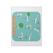 Kaffeetrinker Notizblock (Rotiert)