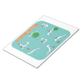 Kaffeetrinker Notizblock (angewinkelt)