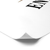 Kaffeetrinker Poster (Ecke)