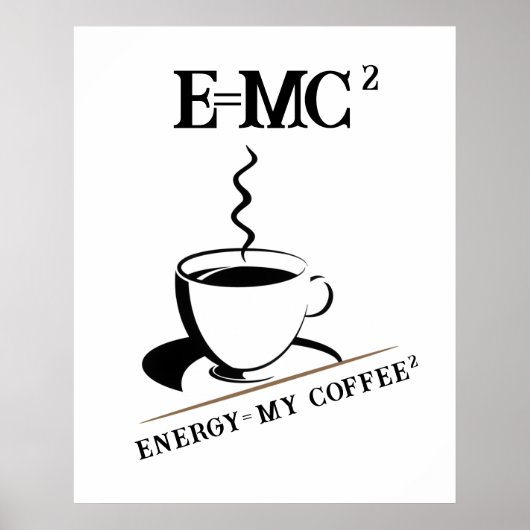 Kaffeetrinker Poster (Vorne)
