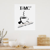 Kaffeetrinker Poster (Küche)