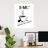 Kaffeetrinker Poster (Heimbüro)