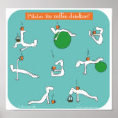 Kaffeetrinker Poster (Vorne)