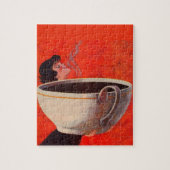 Kaffeetrinker Puzzle (Vertikal)