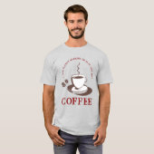 Kaffeetrinker Unisex T - Shirt (Vorne ganz)