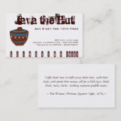 Kaffeetrinkkarte Treuekarte (Vorne/Hinten)