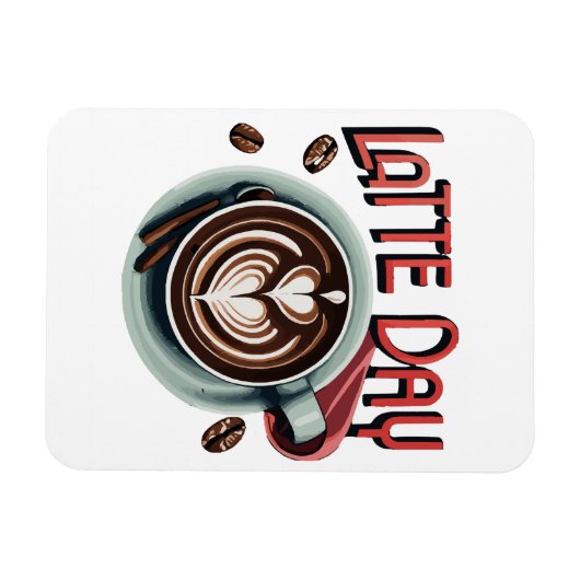 Kaffeetrinks Magnet (Horizontal)