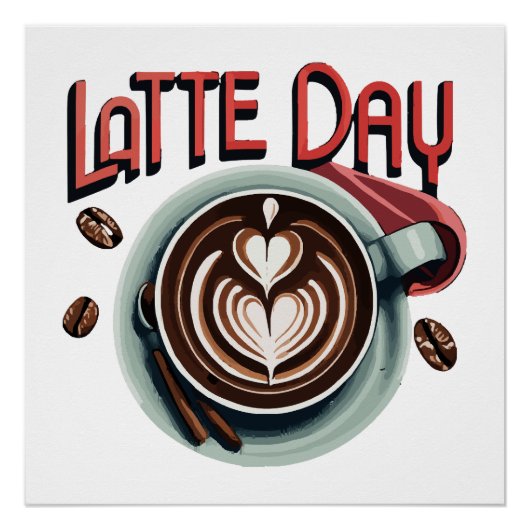 Kaffeetrinks Poster (Vorderseite)