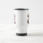 Kaffeetüchtige Kuh Reisebecher (Mittel)