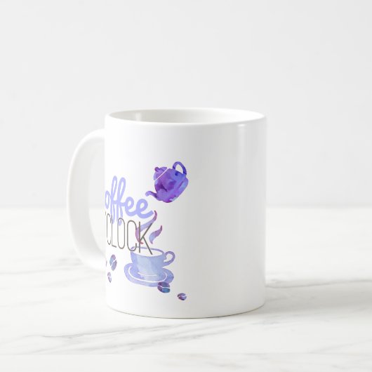 Kaffeetuhr Kaffeetasse (Vorderseite Links)