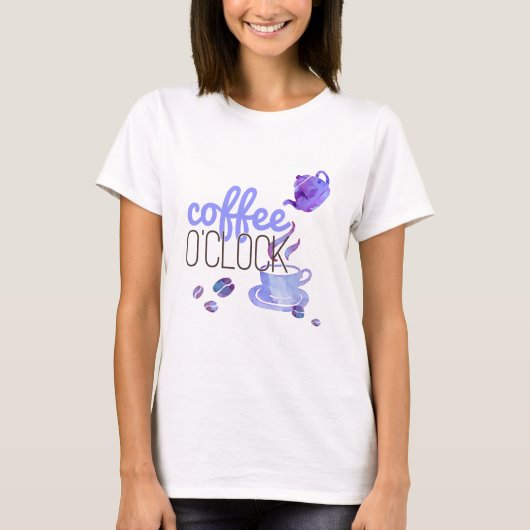 Kaffeetuhr T-Shirt (Vorderseite)
