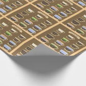 Kaffeetypen Geschenkpapier (Ecke)