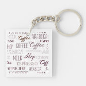 Kaffeetypen Schlüsselanhänger (Rückseite)