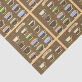 Kaffeetypen Seidenpapier (Detail)