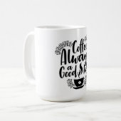 Kaffeetyppografie Kaffeetasse (Vorderseite Links)