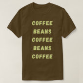 Kaffeetyppografie T-Shirt (Design vorne)