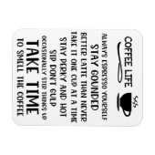 Kaffeeüberlebenszeit Motivierend Magnet (Horizontal)