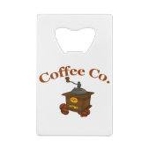 Kaffeeunternehmen Geldbeutel Flaschenöffner (Rückseite)