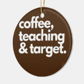 Kaffeeunterrichtsziel Keramik Ornament (Links)