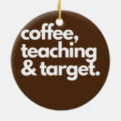 Kaffeeunterrichtsziel Keramik Ornament (Hinten)