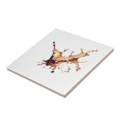 Kaffeeverguss Fliese (Seite)