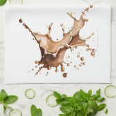 Kaffeeverguss Geschirrtuch (Gefaltet)
