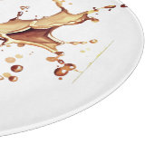 Kaffeeverguss Schneidebrett (Ecke)