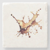 Kaffeeverguss Steinuntersetzer (Vorderseite)