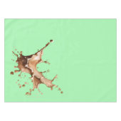 Kaffeeverguss Tischdecke (Vorderseite (Horizontal))