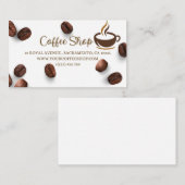 KAFFEEVERKEHR VISITENKARTE (Vorne/Hinten)