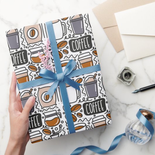 Kaffeeverpackungspapier, Espresso-Geschenkverpacku Geschenkpapier (Schenken)