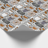 Kaffeeverpackungspapier, Espresso-Geschenkverpacku Geschenkpapier (Ecke)