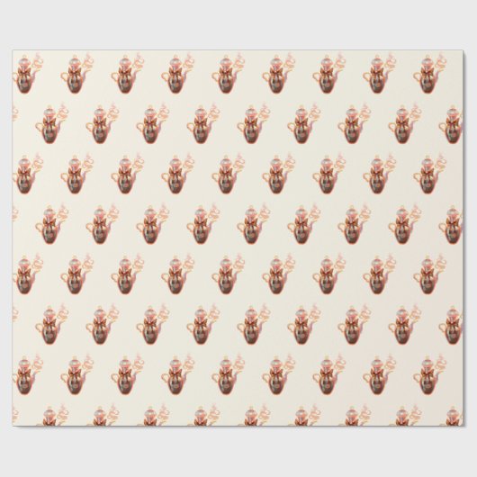 Kaffeeverpackungspapier Geschenkpapier (Flach)