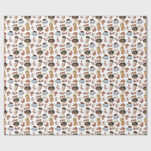 Kaffeeverpackungspapier Geschenkpapier (Flach)