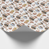 Kaffeeverpackungspapier Geschenkpapier (Ecke)