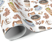 Kaffeeverpackungspapier Geschenkpapier (Rolleneckpunkt)