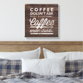 Kaffeeverständnis Leinwanddruck (Insitu (Schlafzimmer))
