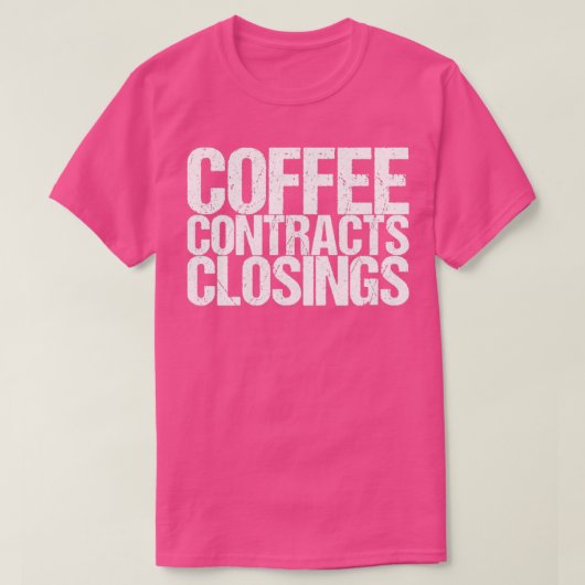 Kaffeeverträge T-Shirt (Design vorne)
