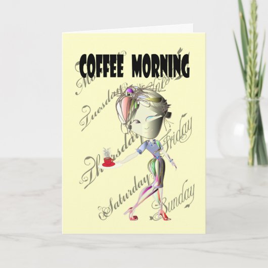 Kaffeevormittag Einladung (Vorderseite)