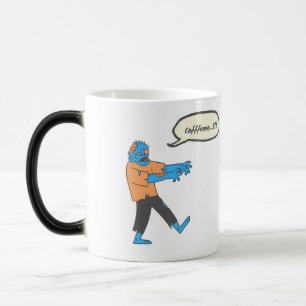 Kaffeew Zombie Verwandlungstasse