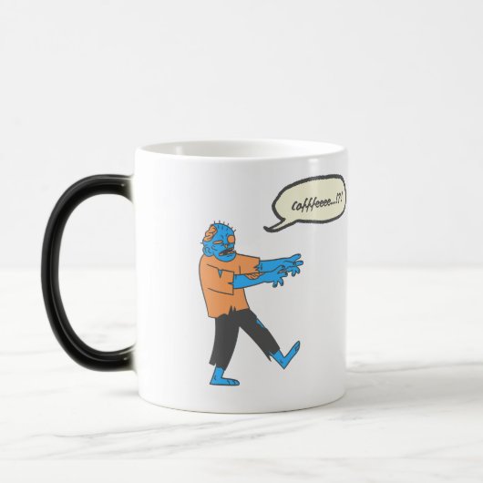 Kaffeew Zombie Verwandlungstasse (Links)