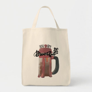 Kaffeewatercolor-Taschen-Tasche Tragetasche