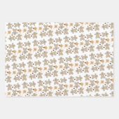KaffeeWeihnachtsblätter Wrapping Paper Lebkuchen Geschenkpapier Set (Vorderseite 3)