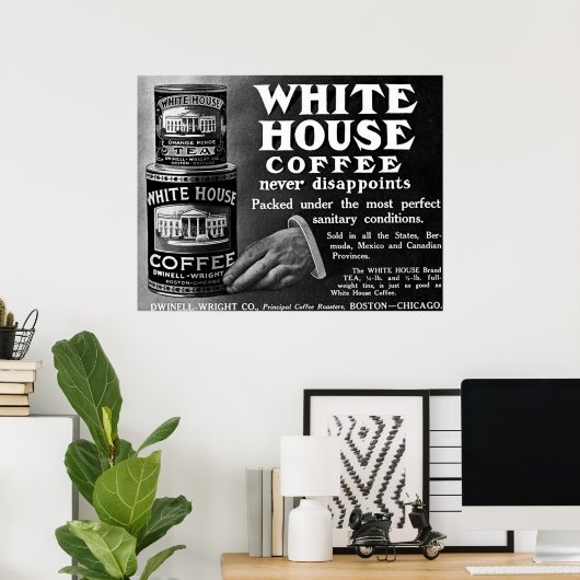 Kaffeewerbung Poster (Heimbüro)