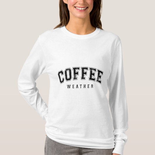 Kaffeewetter-Shirts T-Shirt (Vorderseite)