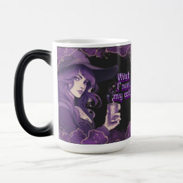 Kaffeewitsche auf schwarz verwandlungstasse