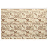 Kaffeeworte Stoff (Fat Quarter (45,7 x 55,9 cm))