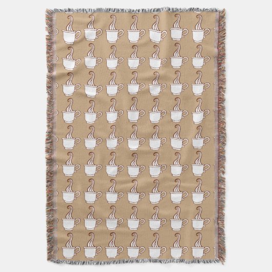 Kaffeewurfdecke Geschenk Decke (Vorderseite Vertikal)