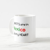 Kaffeewurzeln aus Mexiko-Tasse Kaffeetasse (Vorderseite Links)