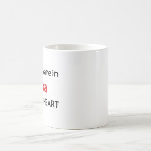 Kaffeewurzeln in Kuba Tasse (Mittel)